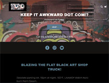 Tablet Screenshot of keepitawkward.com